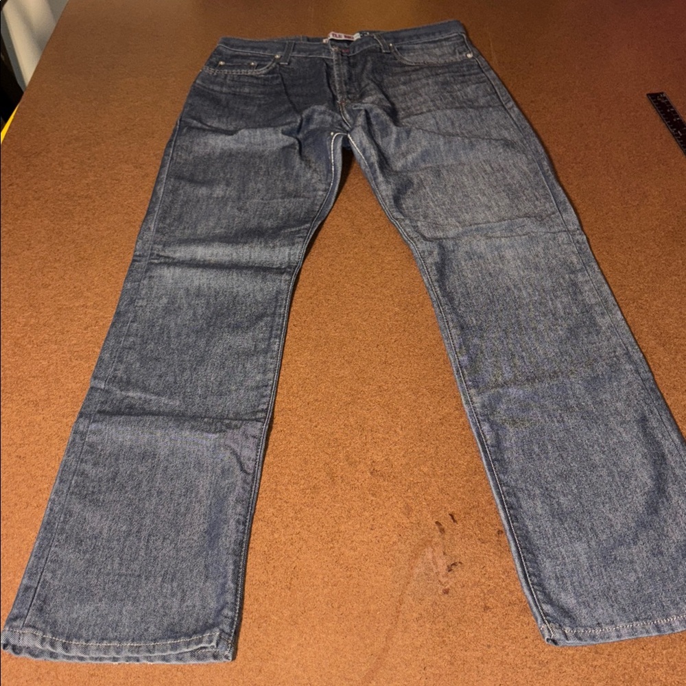 Men's Relaxed Fit 34x34 Jeans - dark denim